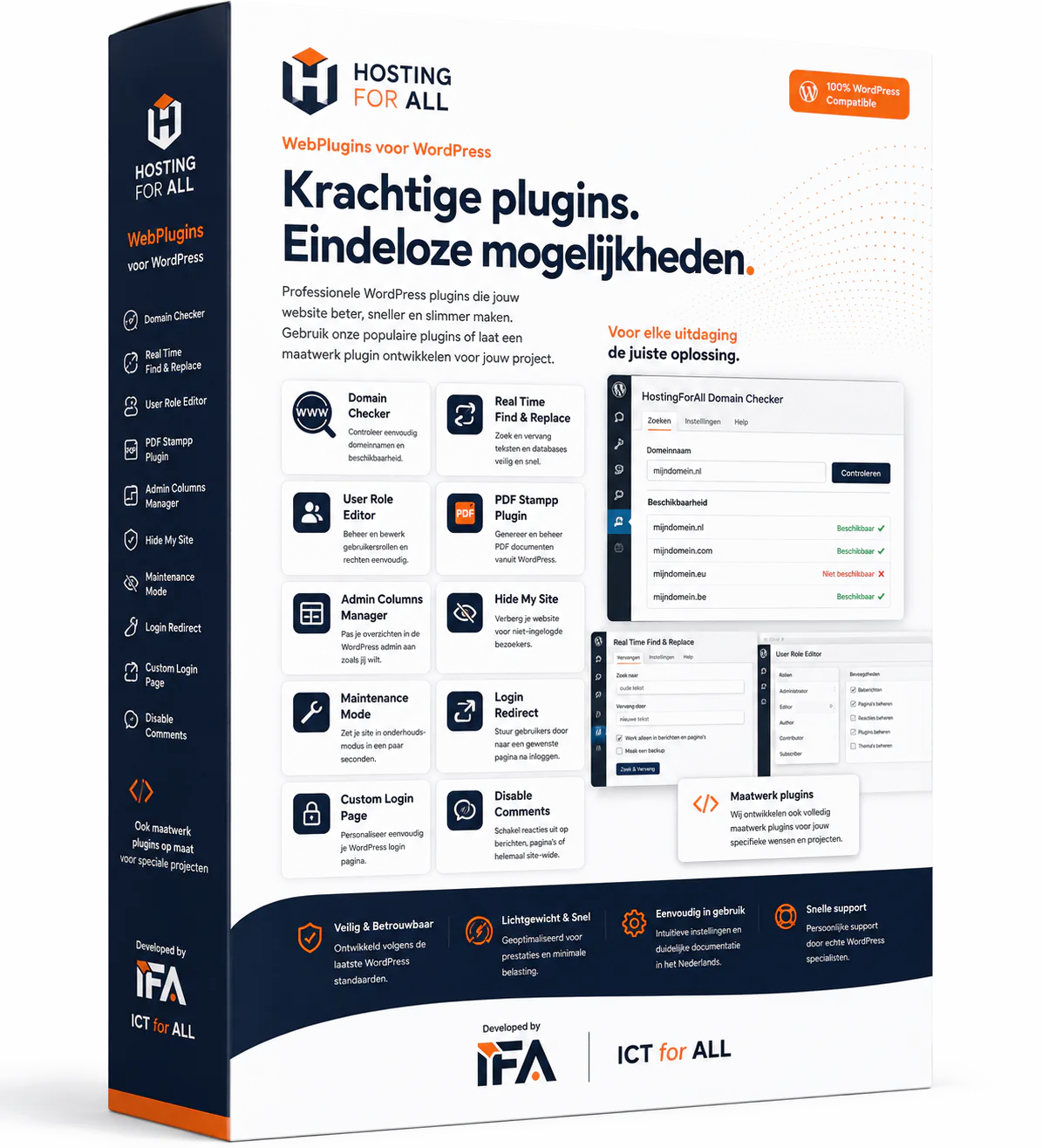 Webplugins pakket voor WordPress
